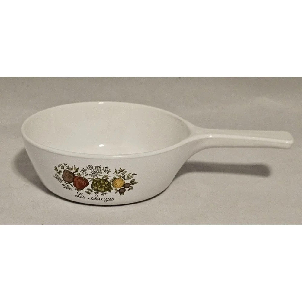 Vintage Corning Ware Spice of Life La Sauge P-81-B 2.5 Cup Saucepan No Lid